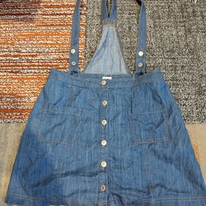 Denim Jumper Skirt
